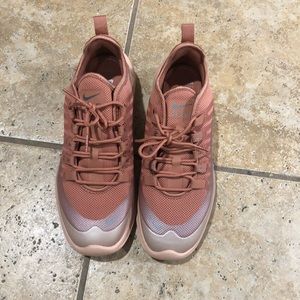Brand new blush pink Nike air max shoes